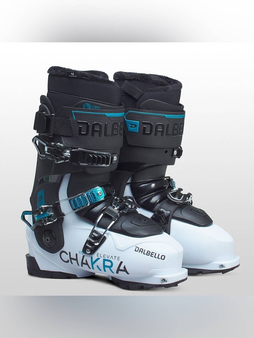 NWT DALBELLO Polar White & Black Chakra Elevate 115 T.I. ID Ski Boot